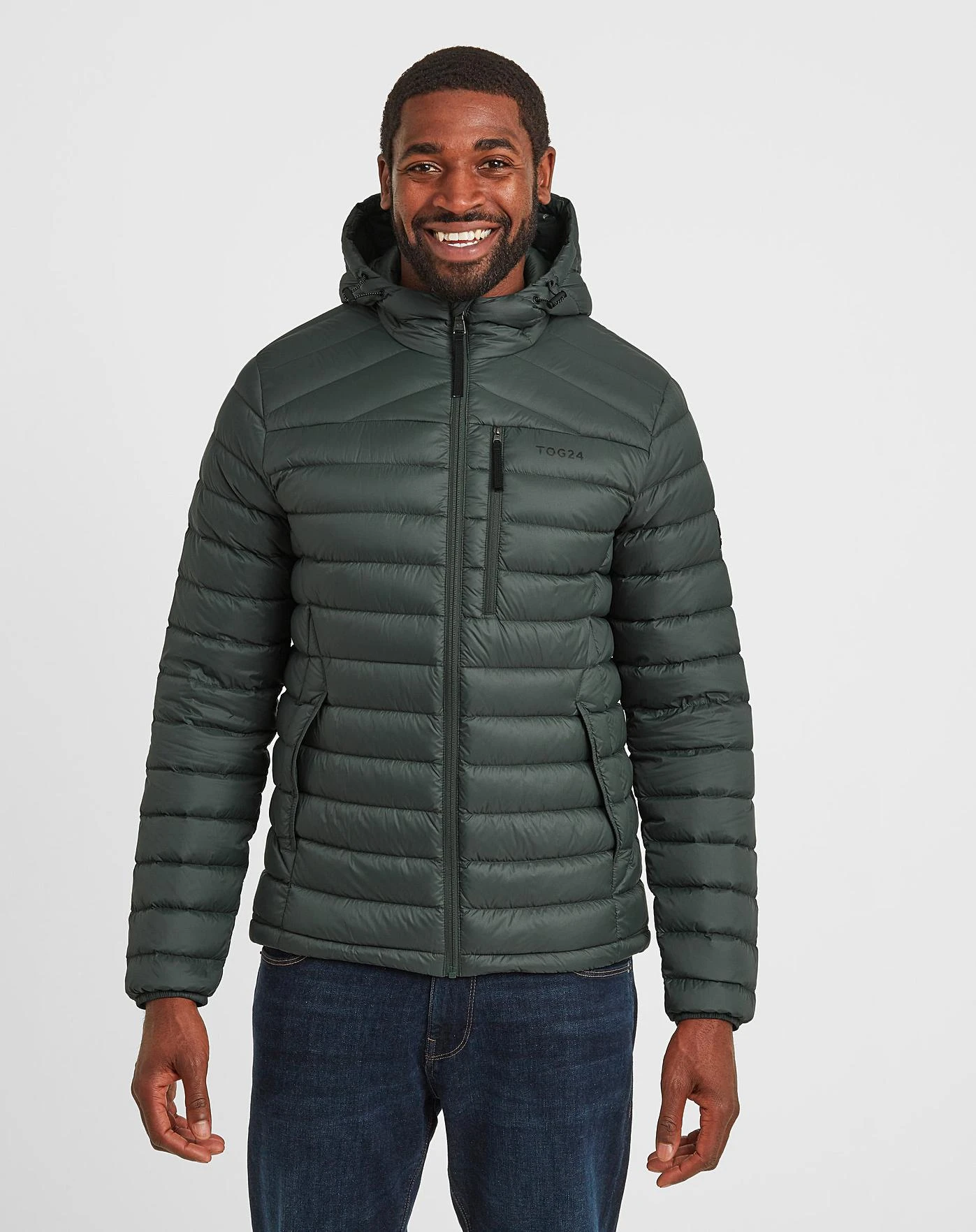 Tog24 Drax Mens Hooded Down Jacket - Image 3