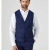 Skopes Harcourt Suit Waistcoat Navy
