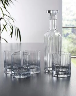 Luigi Bormioli Bach Whisky Decanter And Tumbler Set