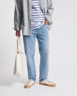 Premium Bleach Wash Loose Fit Jean