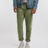 Premium Green Straight Fit Twill Jean