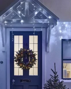 Multifunction Icicle Lights - White