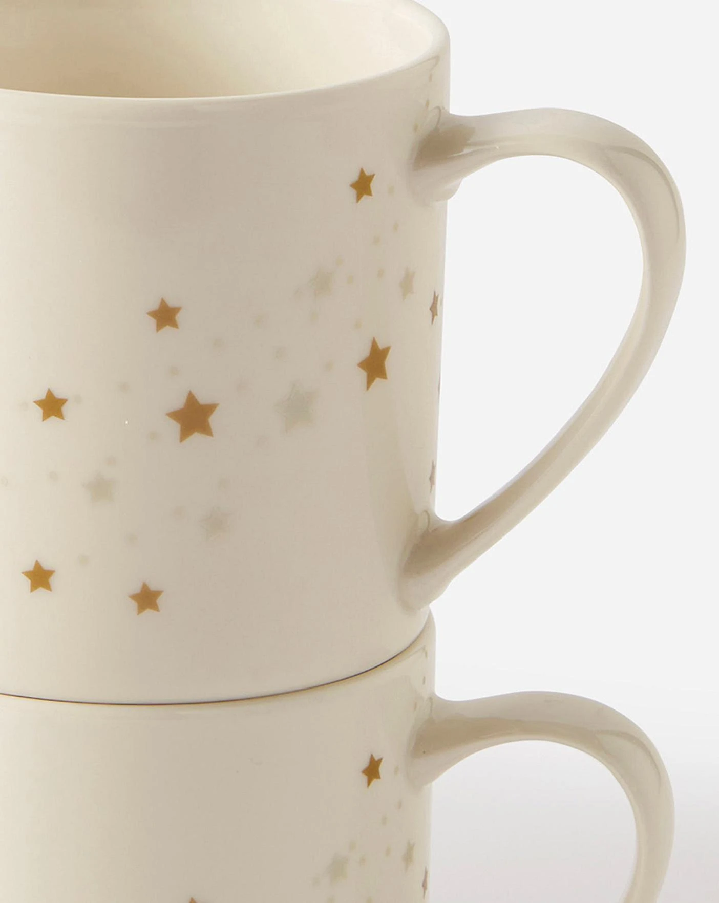Metallic Stars Set Of 4 Stacking Mugs - Image 2