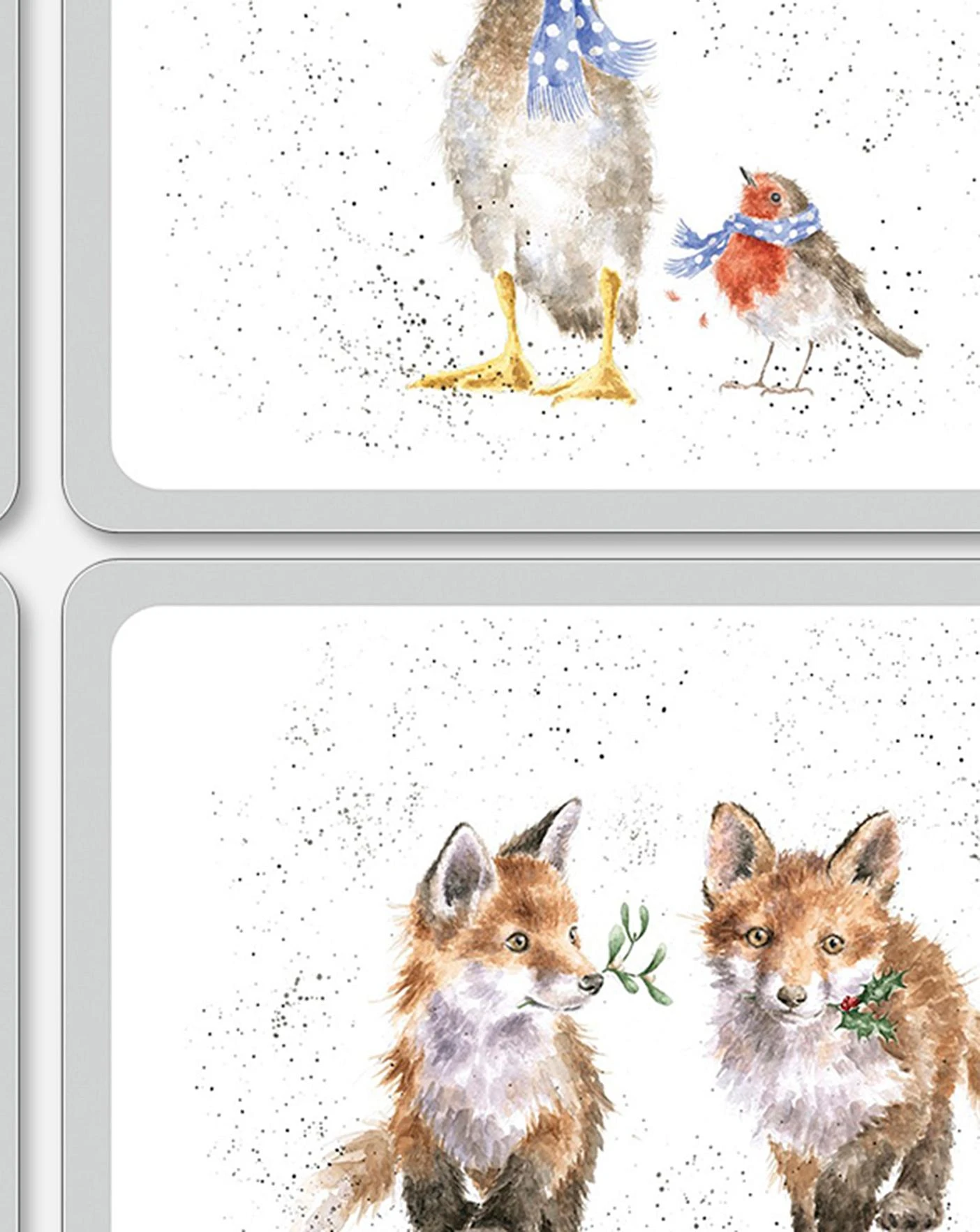 Wrendale Christmas Placemats Set Of 6 - Image 3
