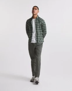 Elasticated Waist Cuffed Chino Trouser