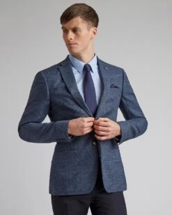 Ted Baker Slim Fit Linen Blend Jacket