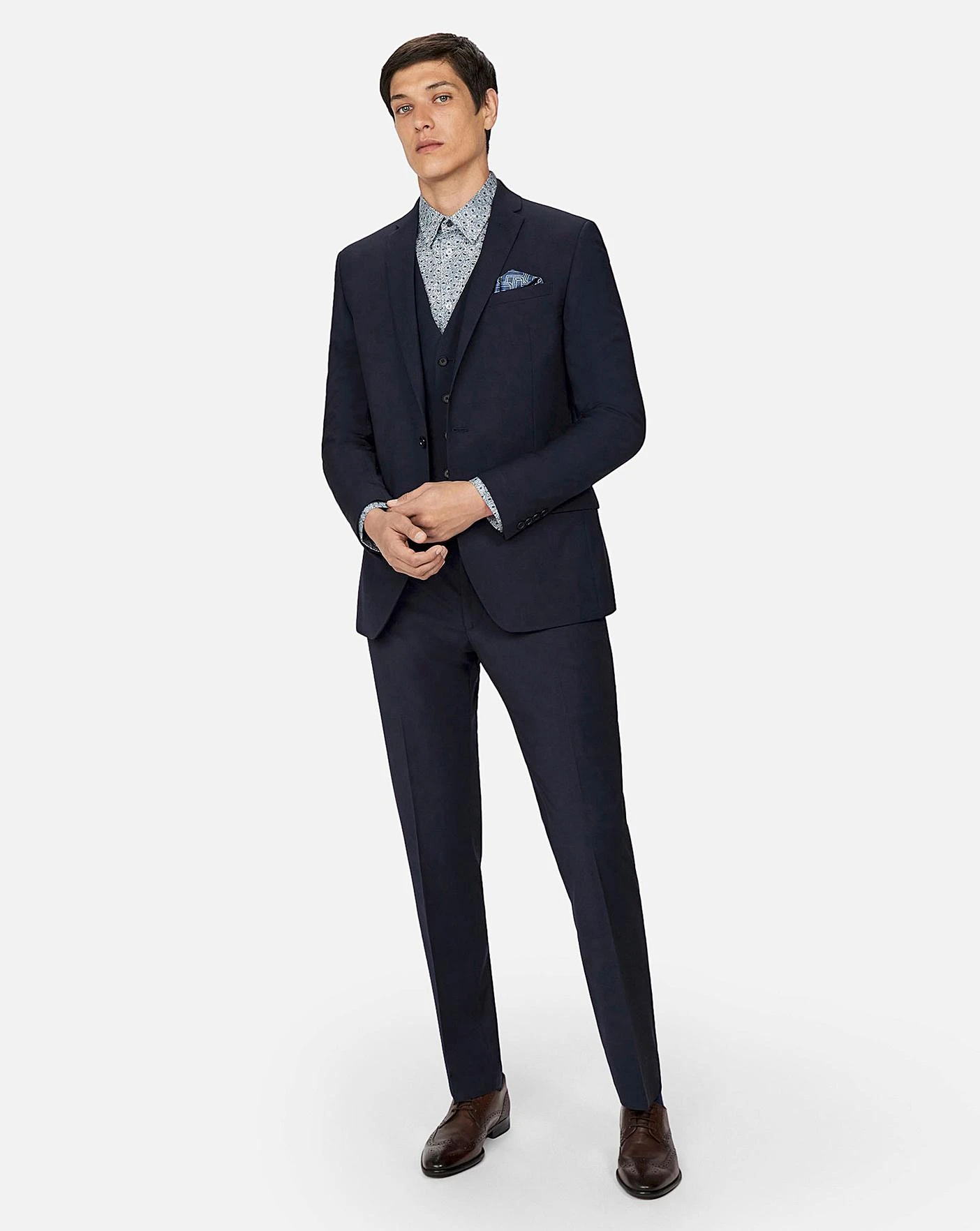 Ted Baker Regular Fit Panama Trouser - Image 3