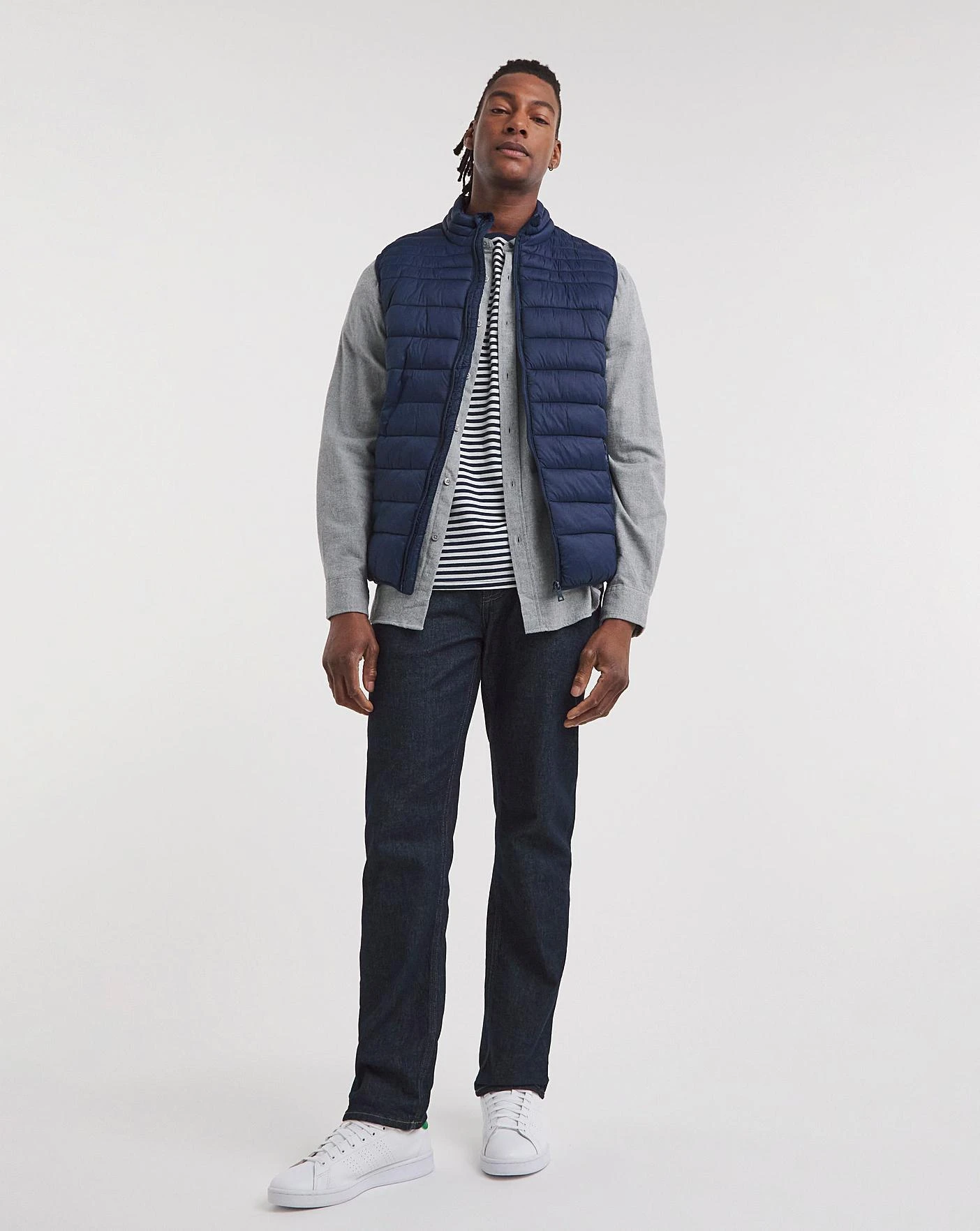 Navy Lightweight WR Padded Gilet