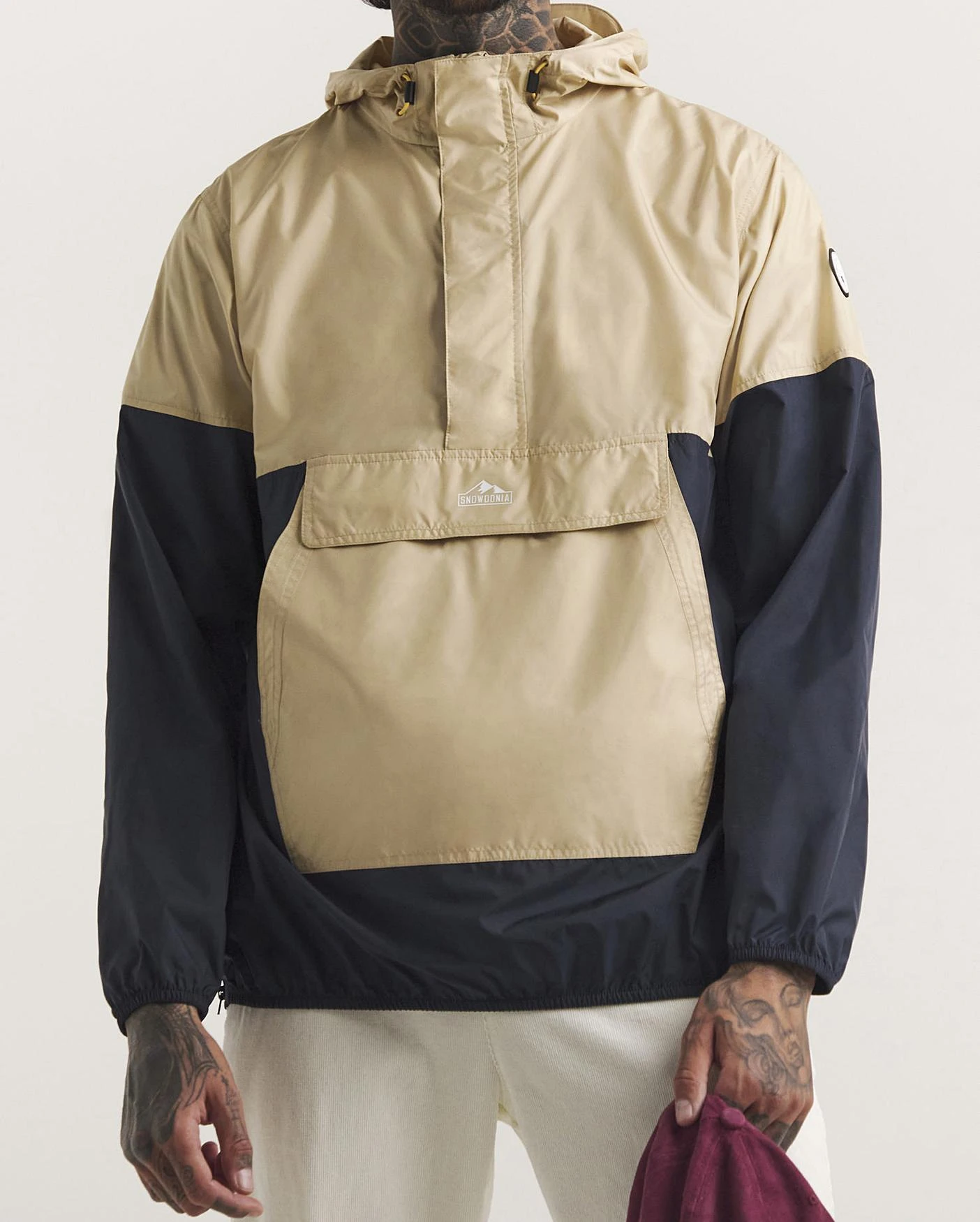 Two Tone Lightweight Overhead Jacket