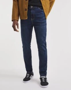 Darkwash Skinny Fit Stretch Jeans