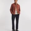 Red Cotton Pocket Jacket