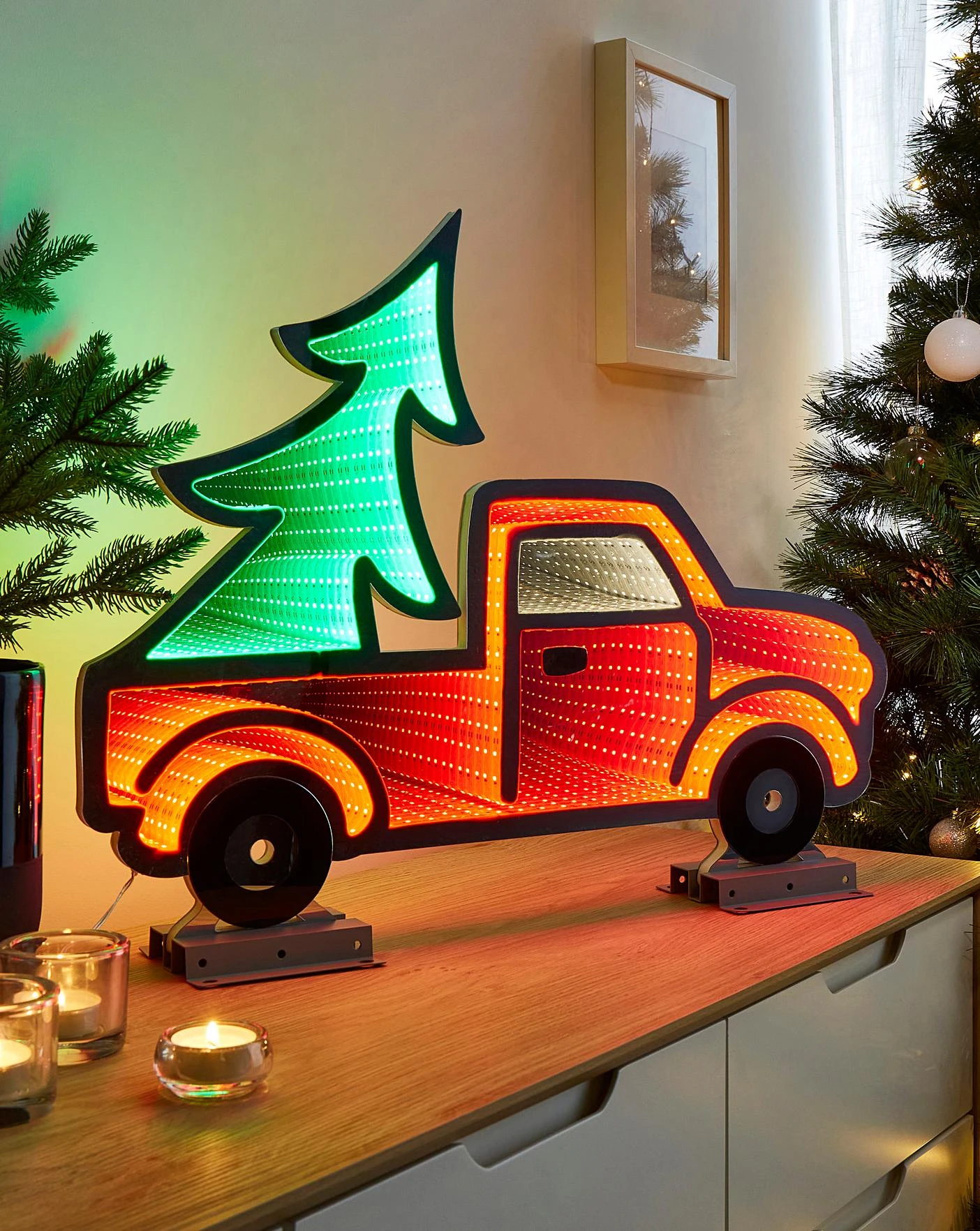 Home For Christmas Infinity Light