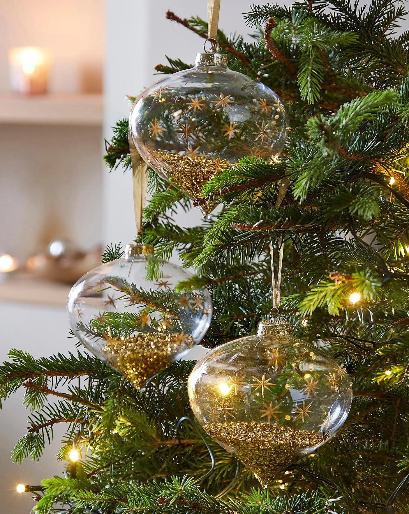 Joanna Hope Glass Baubles - Set Of 3