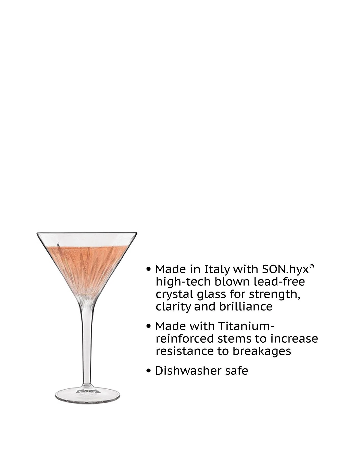 Luigi Bormioli Set Of 4 Martini Glasses - Image 4