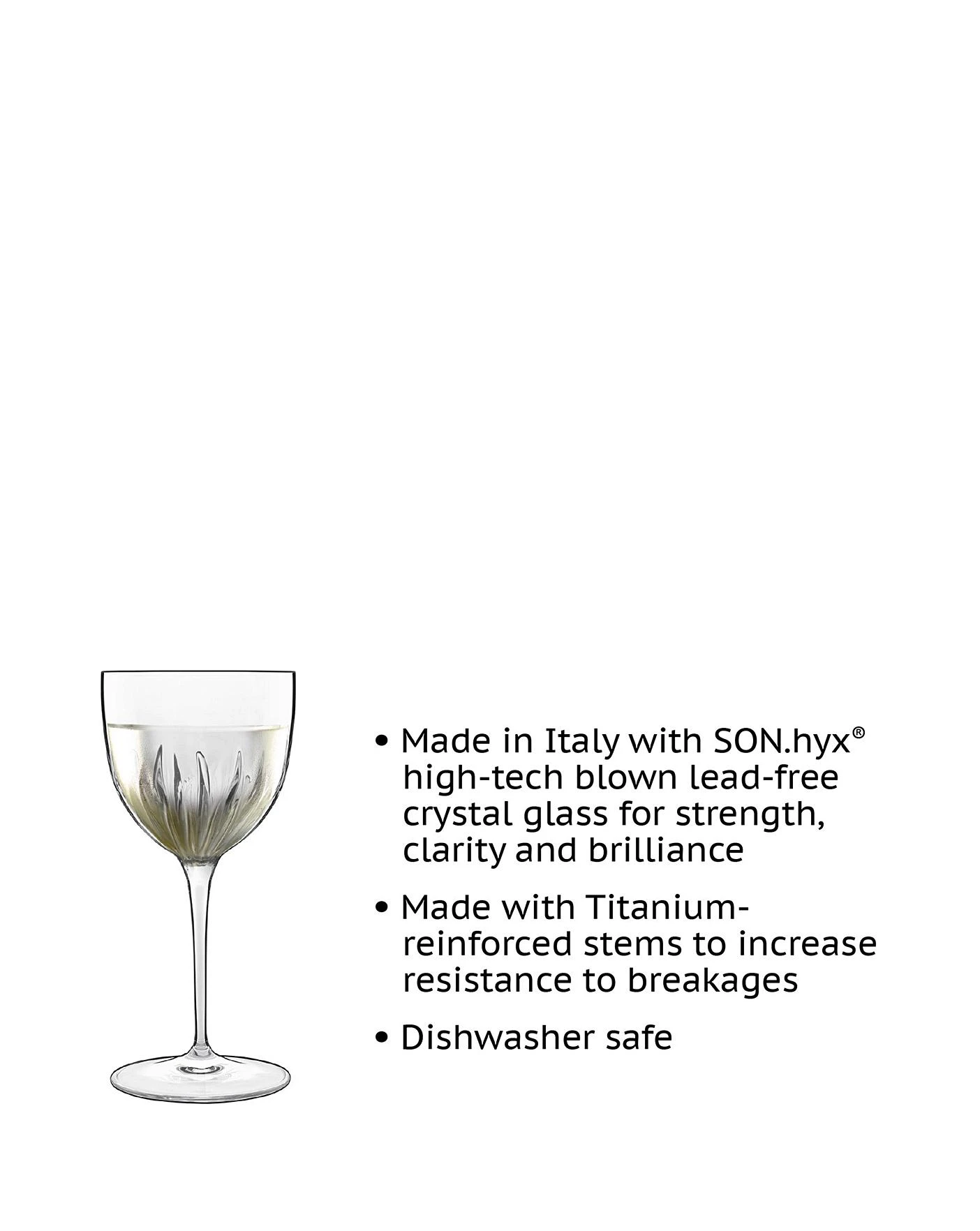 Luigi Bormioli Set Of 6 Cocktail Glasses - Image 5