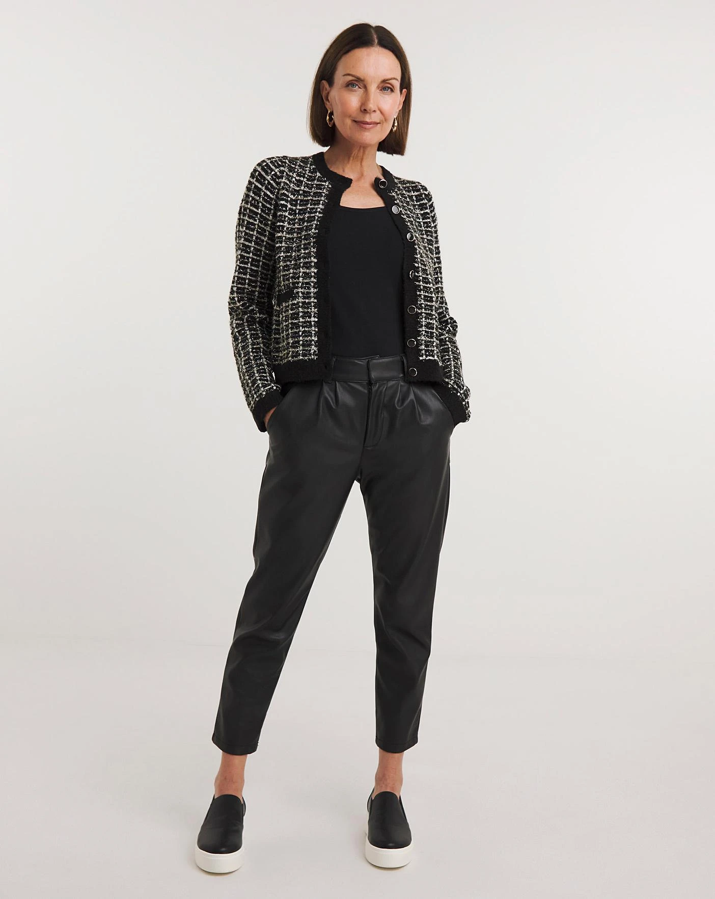 Check Cardigan - Image 3