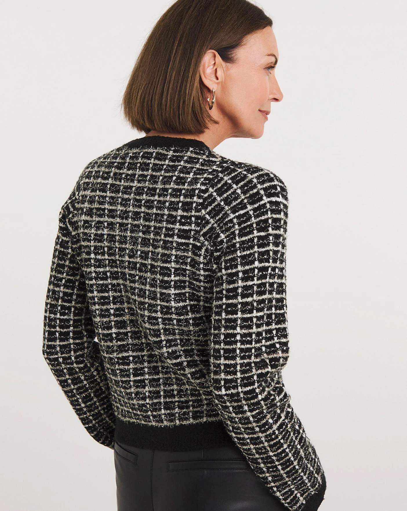 Check Cardigan - Image 4