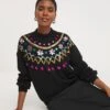 Sequin Novelty Fairisle Jumper