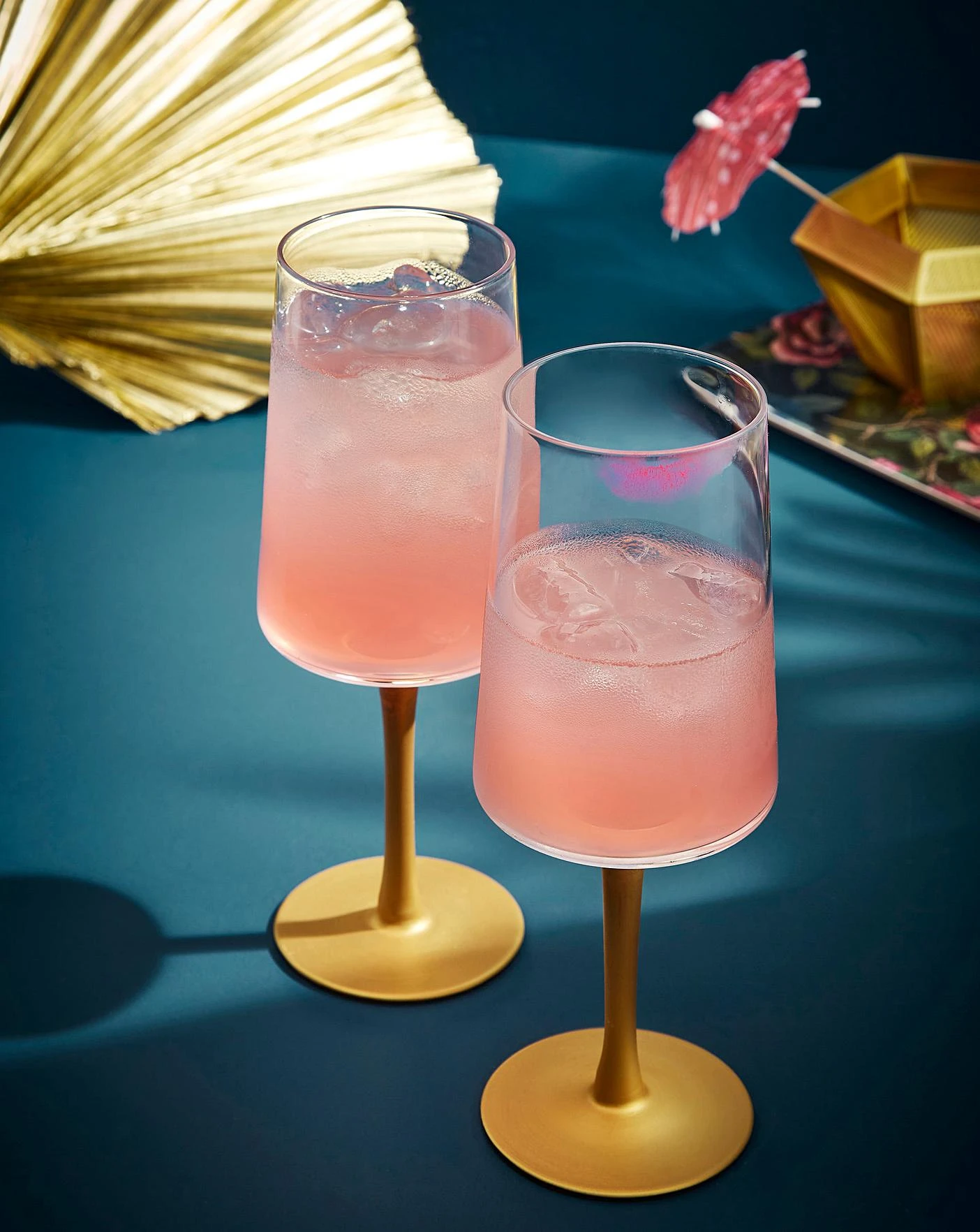 Spode Set Of 2 Wine Glasses