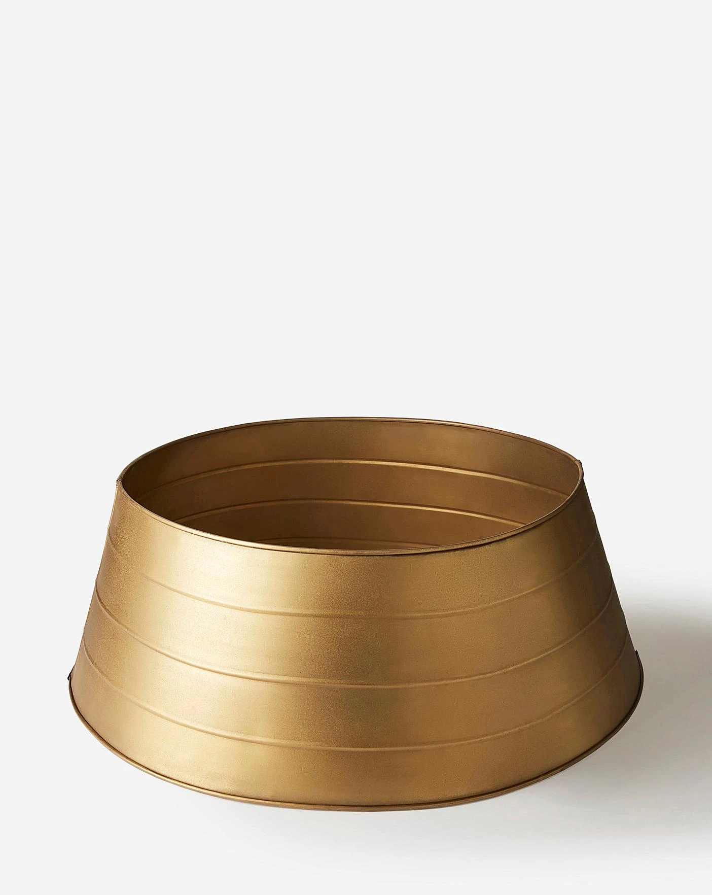 Metal Christmas Tree Skirt Gold - Image 2