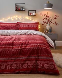 Fairisle Fleece Duvet Set