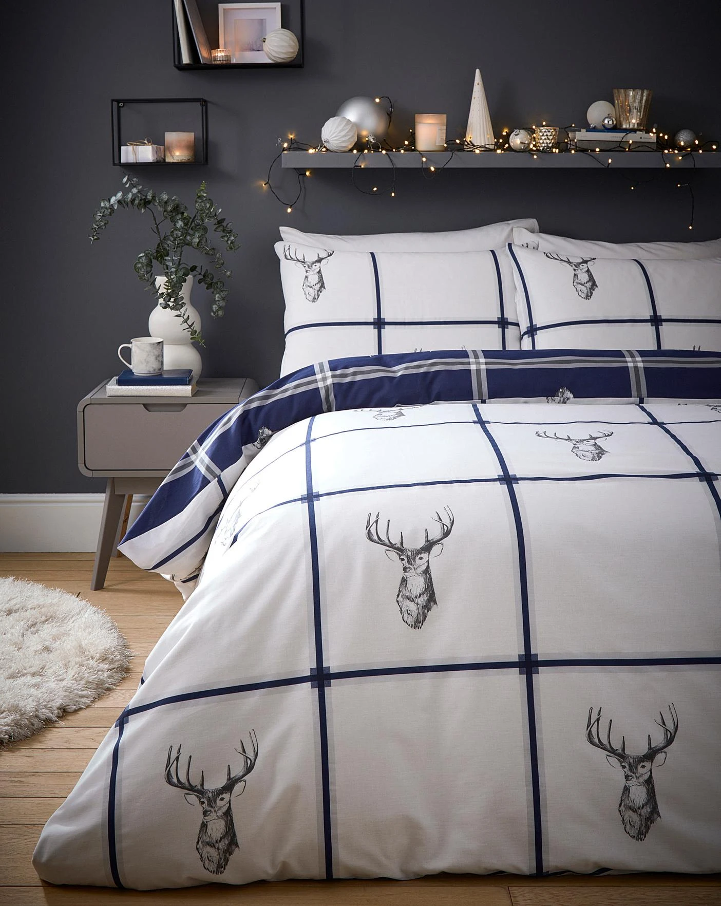Stag Check Duvet Cover Set - Image 4