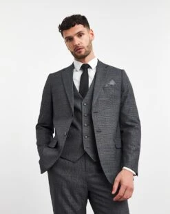 Regular Fit Check Suit Jacket