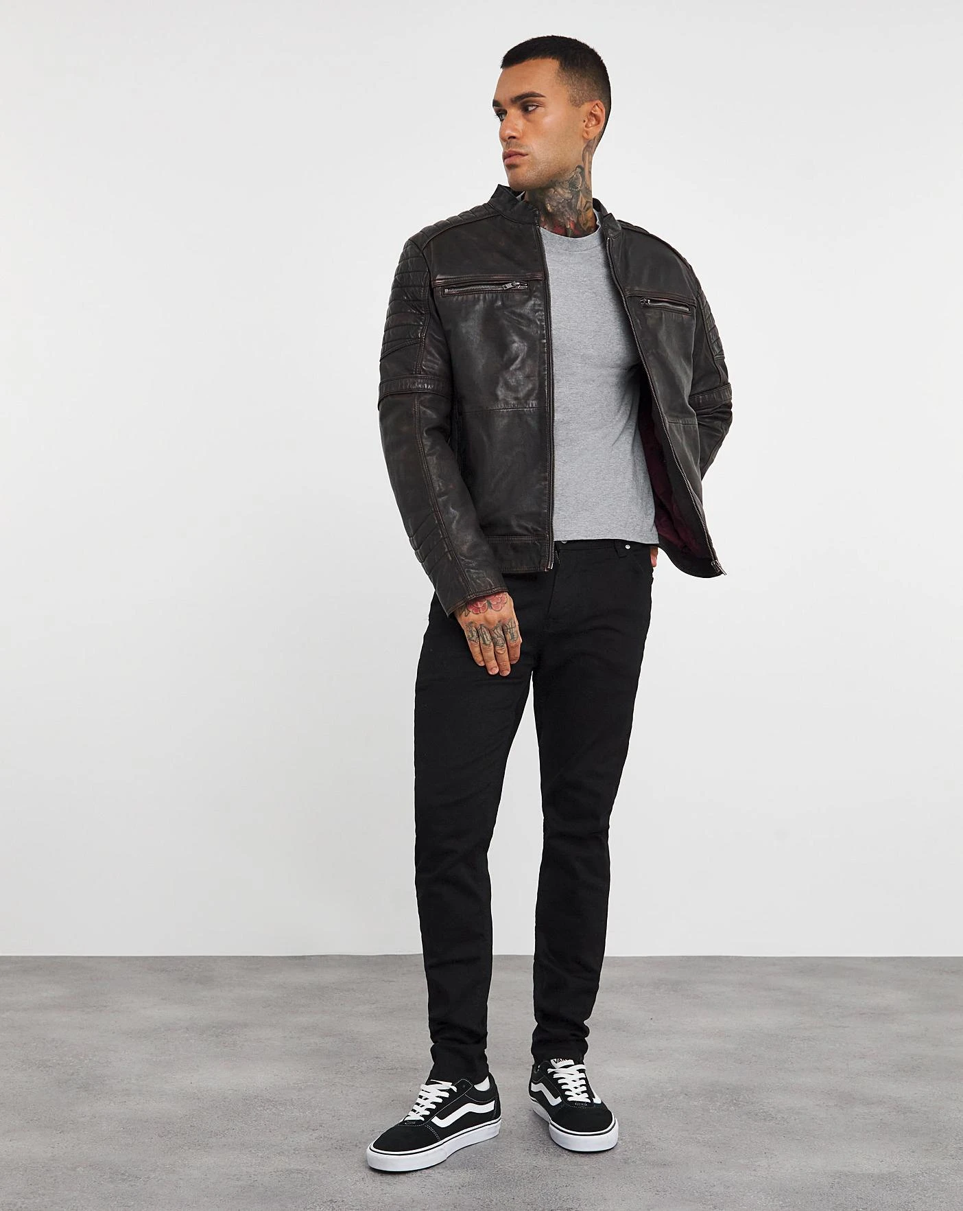 Joe Browns Leather Jacet - Image 2