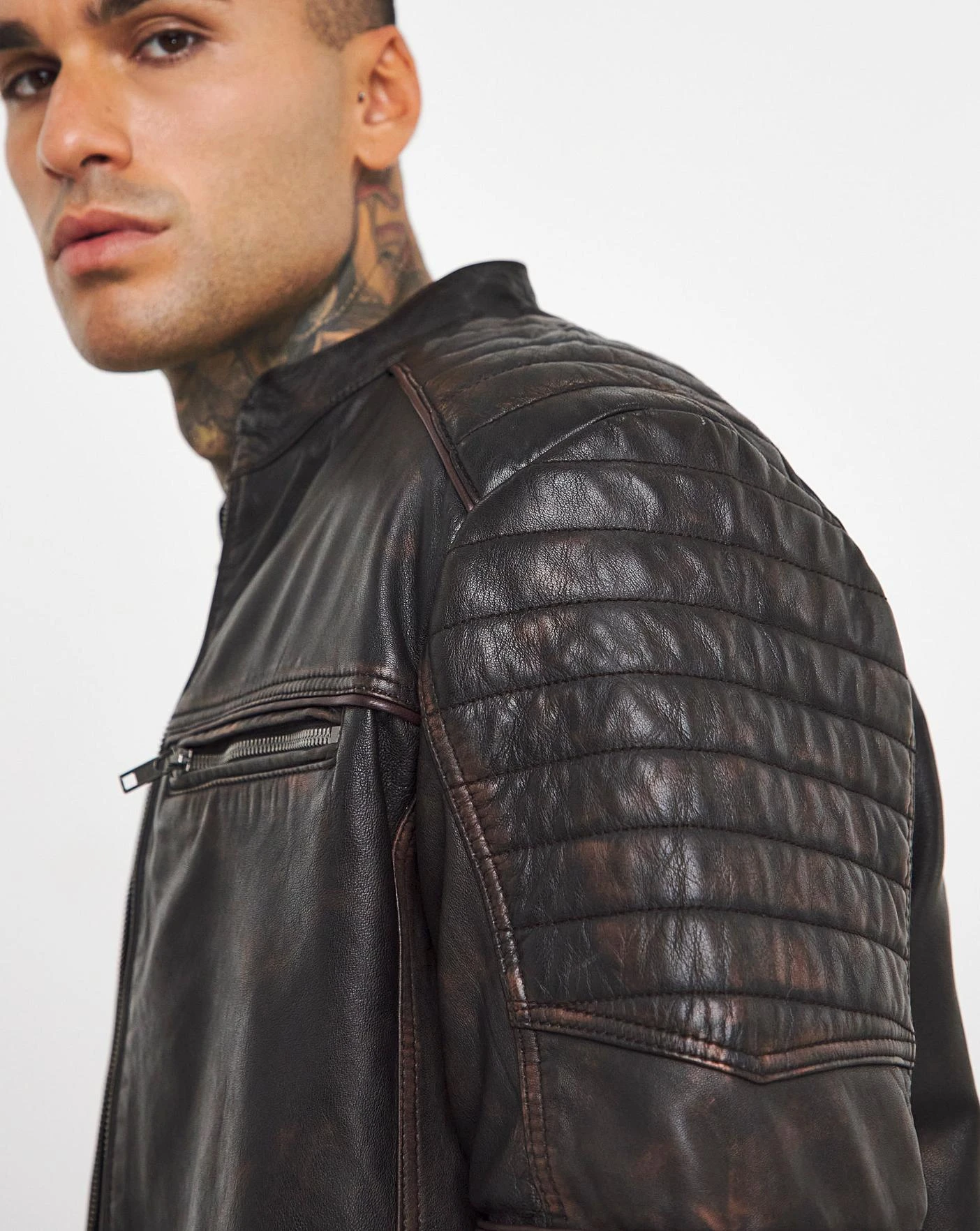 Joe Browns Leather Jacet - Image 4